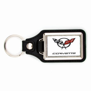 Corvette Keychain Key Chain Ring Chevy