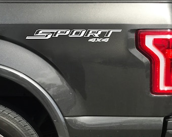 Super Duty F-250 4x4 Truck Bed Decal Set MATTE BLACK for Ford F-150 Ranger