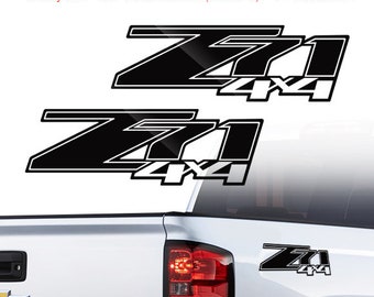Chevy Z71 4X4 off road truck Silverado Chevrolet Decals Stickers 2