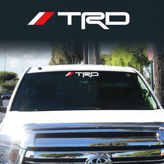 Toyota TRD Racing Development Windshield Banner Decal 4" x 38"