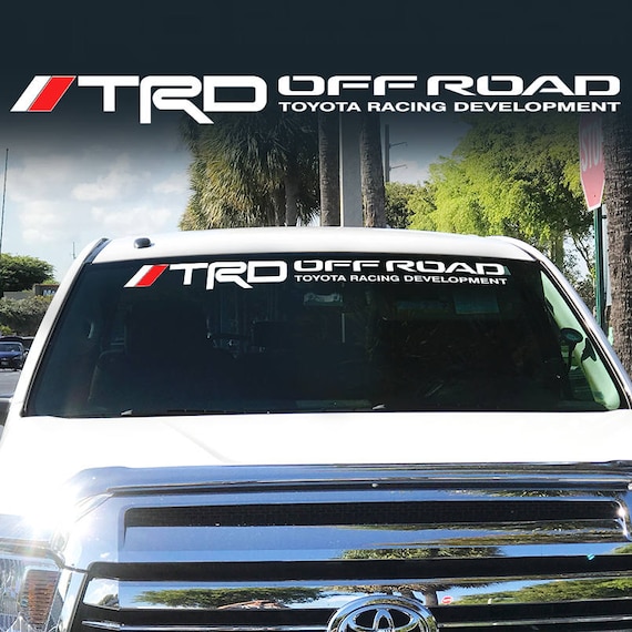 Toyota TRD PRO Truck Racing Tacoma Tundra Decal Vinyl Decals Sticker Off Road X3