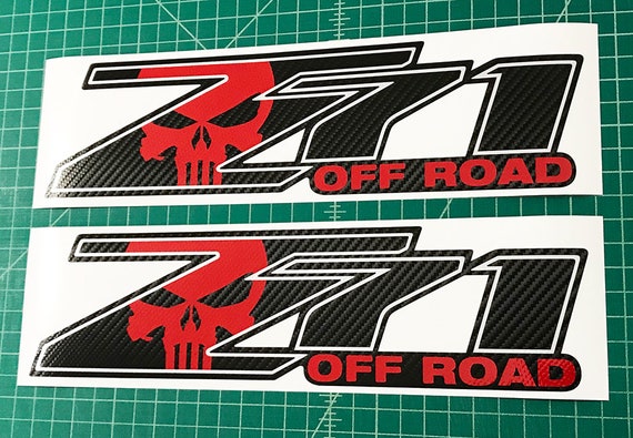 Z71 Off Road Vinyl Decals Stickers Chevy Silverado