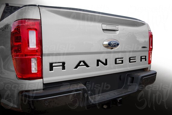 Ford Ranger 2019 Tailgate Inserts Decals Letters Indent Stickers Vinyl Cut L
