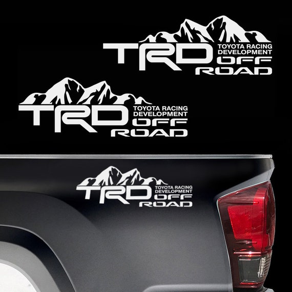 Toyota Racing TRD Off-Road Deer Hunting fits Tacoma Tundra PAIR of Decal Sticker