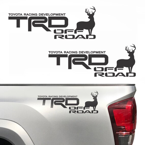 2X TRD OFF ROAD 4X4 TOYOTA RACING DEVELOPMENT TACOMA TUNDRA TRUCK DECAL STICKER