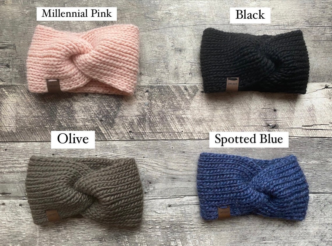 Cabin Knit Headband 100% Peruvian Wool - Etsy Canada