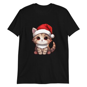 Santa Cat: Kawaii Holiday Purr-fection T-shirt