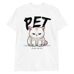 Angry Kitty Alert: Pet at Your Own Risk T-Shirt
