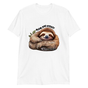 Sloth Slow and Steady gana la camiseta de la siesta