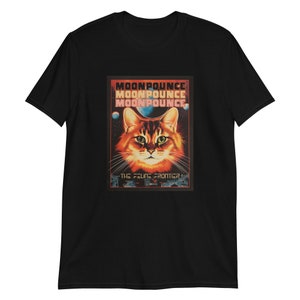 Moonpounce: Camiseta con póster de la película Cat Space