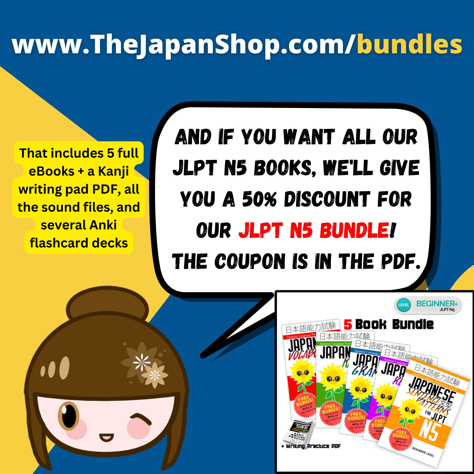JLPT N5 Grammar Japanese Grammar for Beginners ebook Sound Files Anki