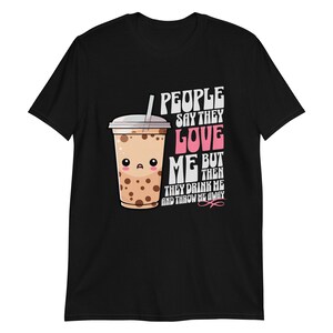 Comical Bubble Tea Realität T-Shirt