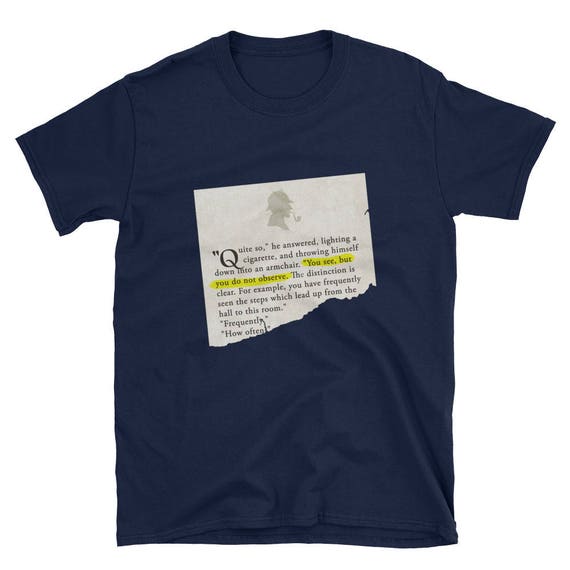 T shirt sherlock hotsell
