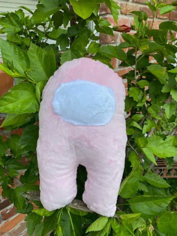 Light Pink Among Us Crewmate Plush Etsy