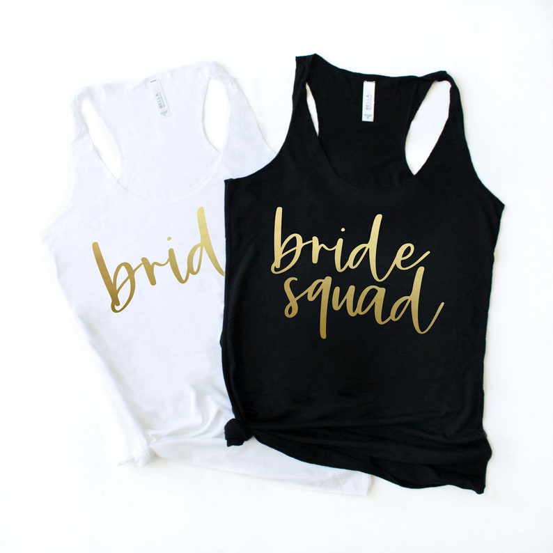 bridal party tank tops
