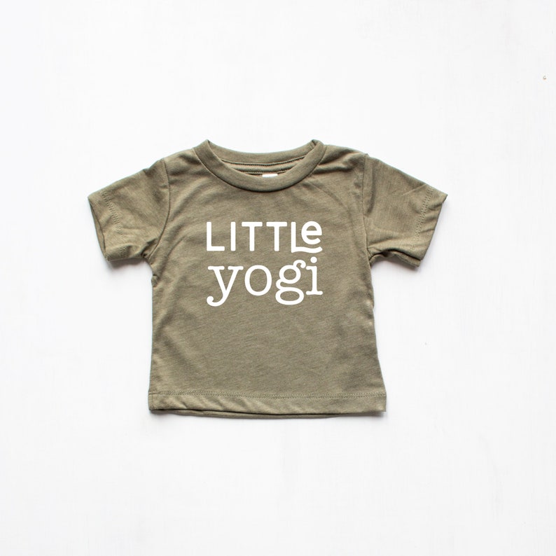 Little Yogi Baby TShirt Baby Shower Gift New Mom Gift Boy Etsy