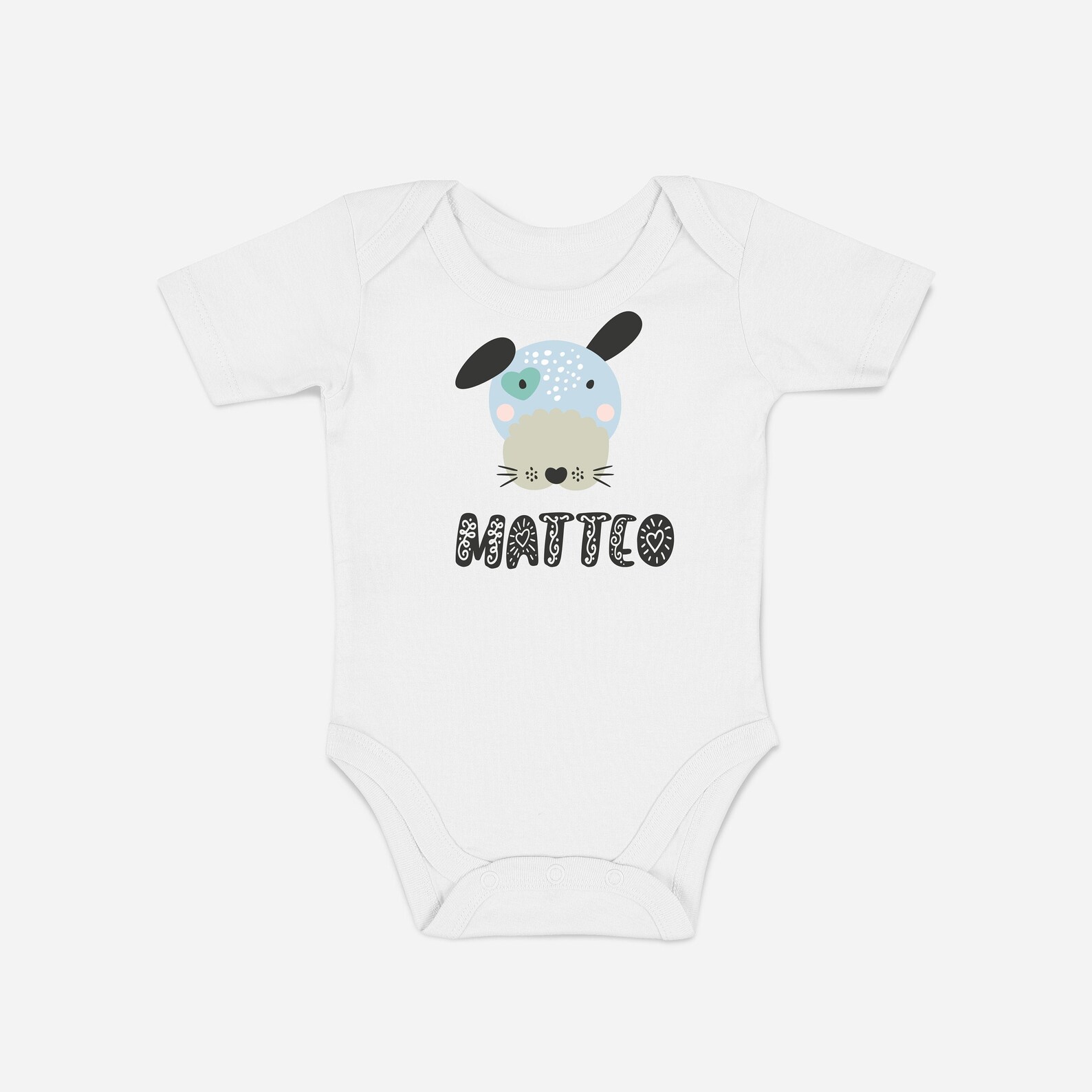 Organic Baby Onesie Dog Organic Baby Bodysuit Dog Onesie for Etsy