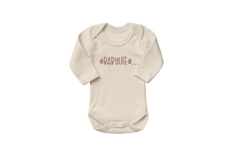 Baby LIfe Hashtag Organic Onesie Boho Onesie Personalized Baby Name Organic Baby Bodysuit Baby Shower Gift New Baby Baby Clothing
