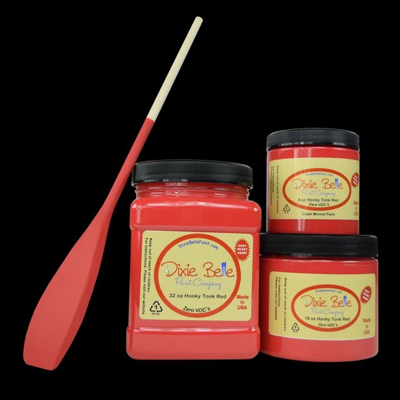 Honky Tonk Red Chalk Paint Red Chalk Paint Free Shipping Etsy