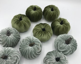 Velvet Pumpkins Wreaths Supply Mini Pumpkins