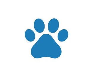 Paw Print Vinyl Decal - Paw Print Window Sticker - Car Decal - Decals for Cups - Vinyl Sticker
