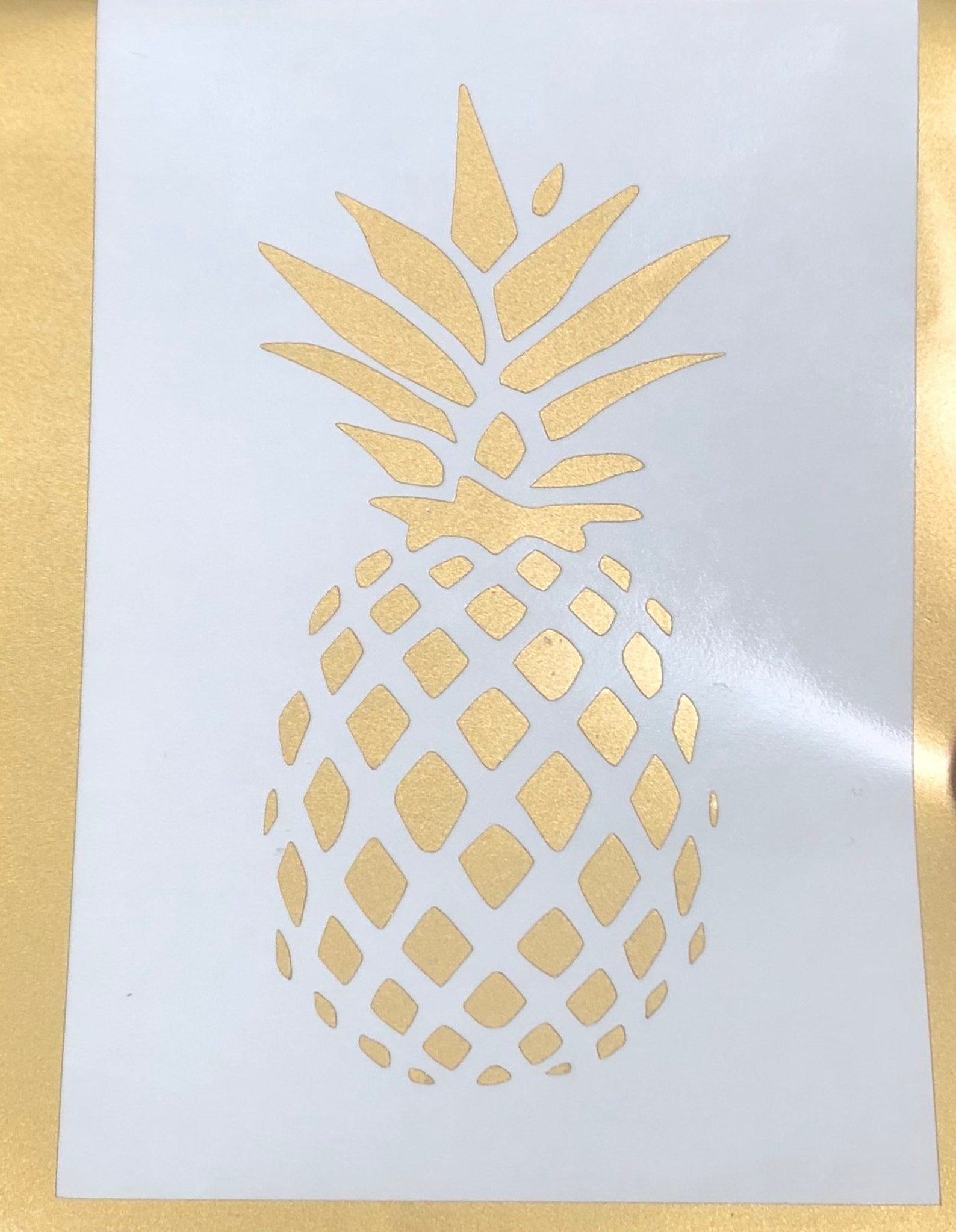 Pineapple Sticker Decal Personalized Pineapple Vinyl Decal Etsy