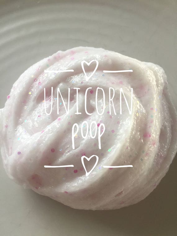 unicorn poop glitter slime