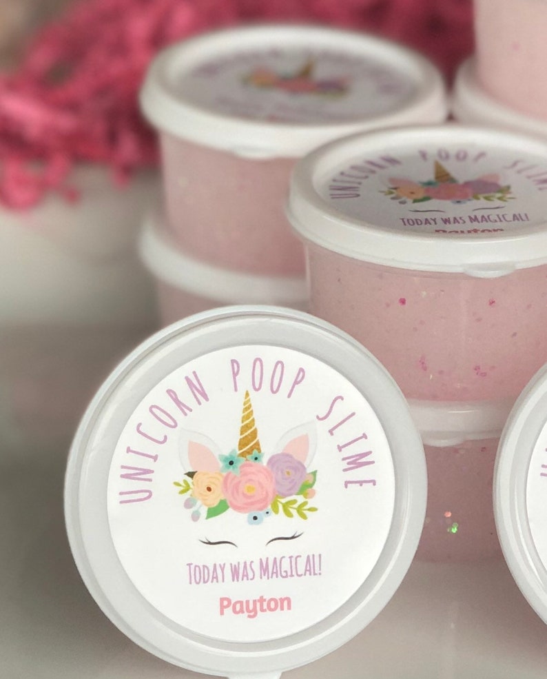 Tini Slime Unicorn Poop Party Favor Pack