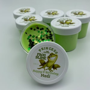 Frog Prince Slime Princess Party Slime Favors