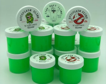 Ghostbuster & Slimer Ectoplasm OR Stay Puft Marshmallow Man Slime Party Favors