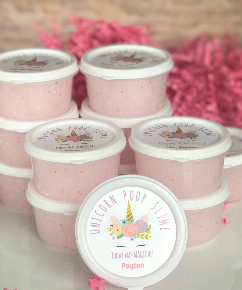 Tini Slime Unicorn Poop Party Favor Pack