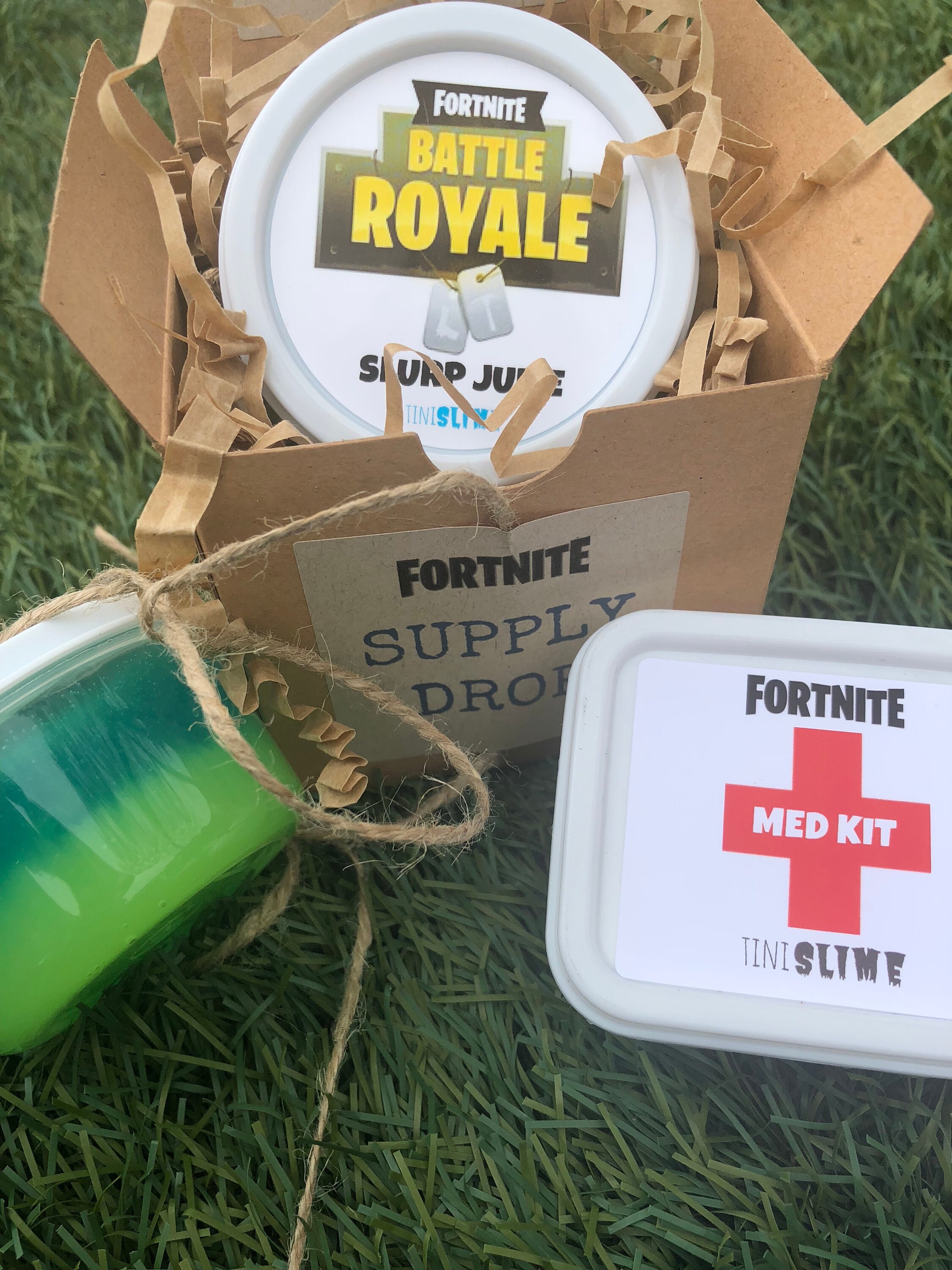 FORTNITE SUPPLY DROP Med Kit & Slurp Juice Slime Fortnite Etsy