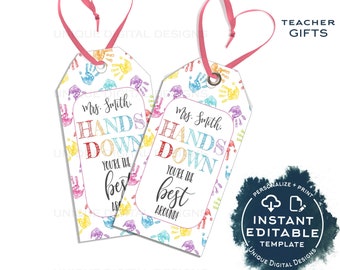 Editable Hand Sanitizer Tag, Teachers Wash Your Hands Personalized Favor Tags, School Clean Hand Classroom Printable PTA Gift INSTANT ACCESS