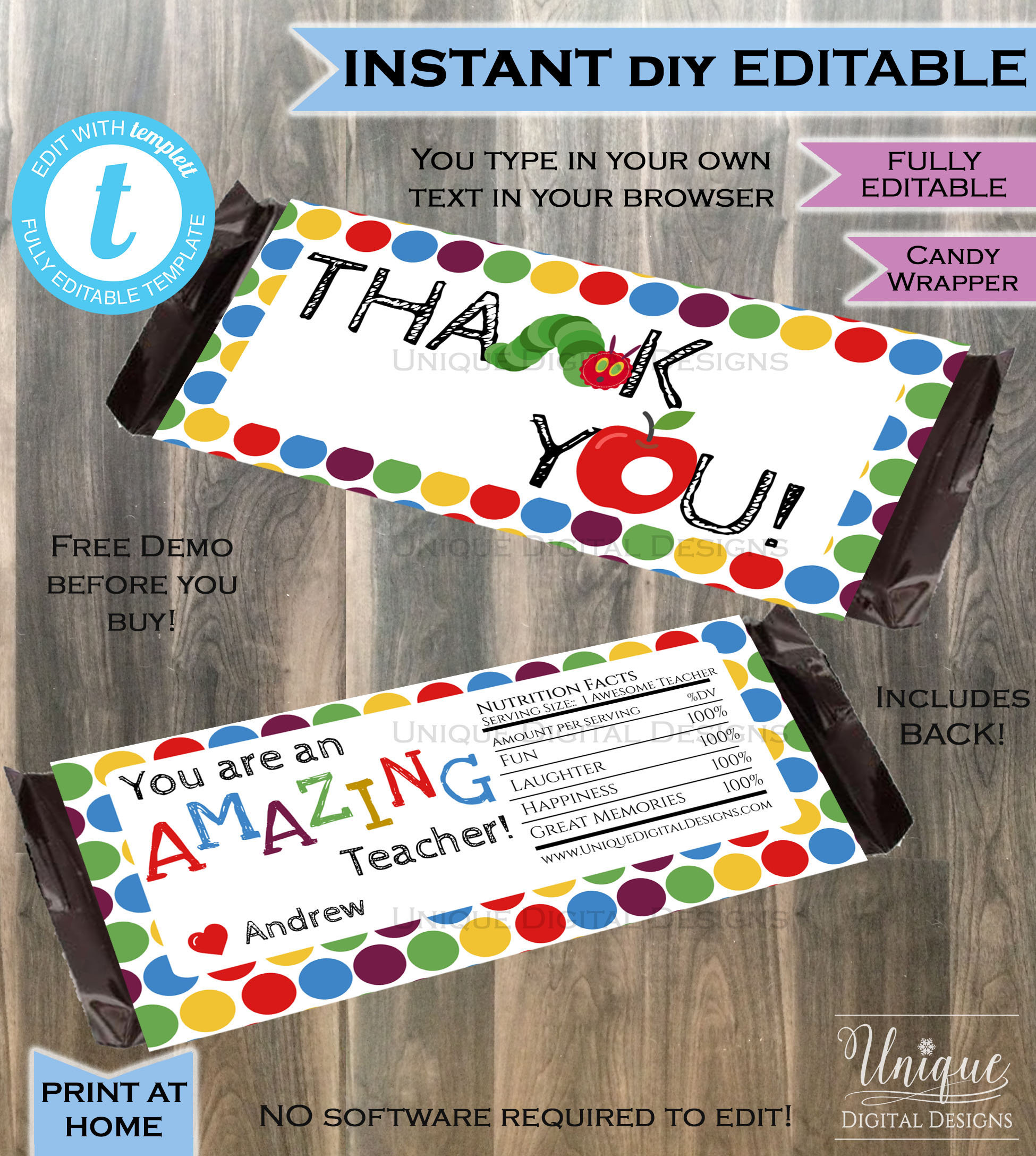 teacher-appreciation-gift-candy-bar-wrapper-teacher-thank-you-etsy