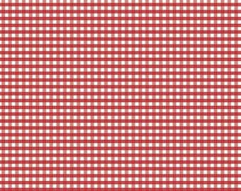 1/8" Red Gingham Fabric – Riley Blake C440-80 | 100% Cotton Quilt & Apparel Fabric by the Yard