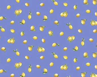 Tossed Mini Lemons Fabric – 100% Cotton Quilting & Apparel – Timeless Treasures