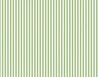 1/8" Green Striped Fabric from Riley Blake Designs - 100% Cotton Fabric, Striped Cotton Fabric, Quilting Fabric and Apparel Fabric C6