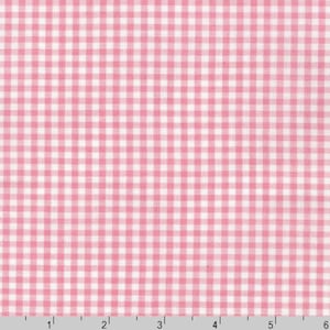 1/8&quot; Rosa Carolina Gingham Stoff von Robert Kaufman - 100% Baumwolle Fabric, Quilting Fabric and Apparel Fabric Shop