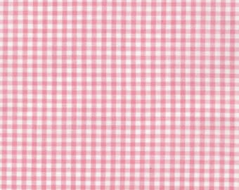 1/8" Pink Carolina Gingham Fabric by Robert Kaufman - 100% Cotton Quilting Material