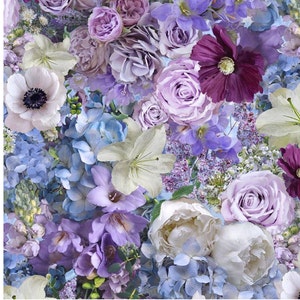 Packed Fancy Floral aus der Love Letter Kollektion von Timeless Treasures - 100% BAUMWOLLE Stoff für Quilting und Bekleidung