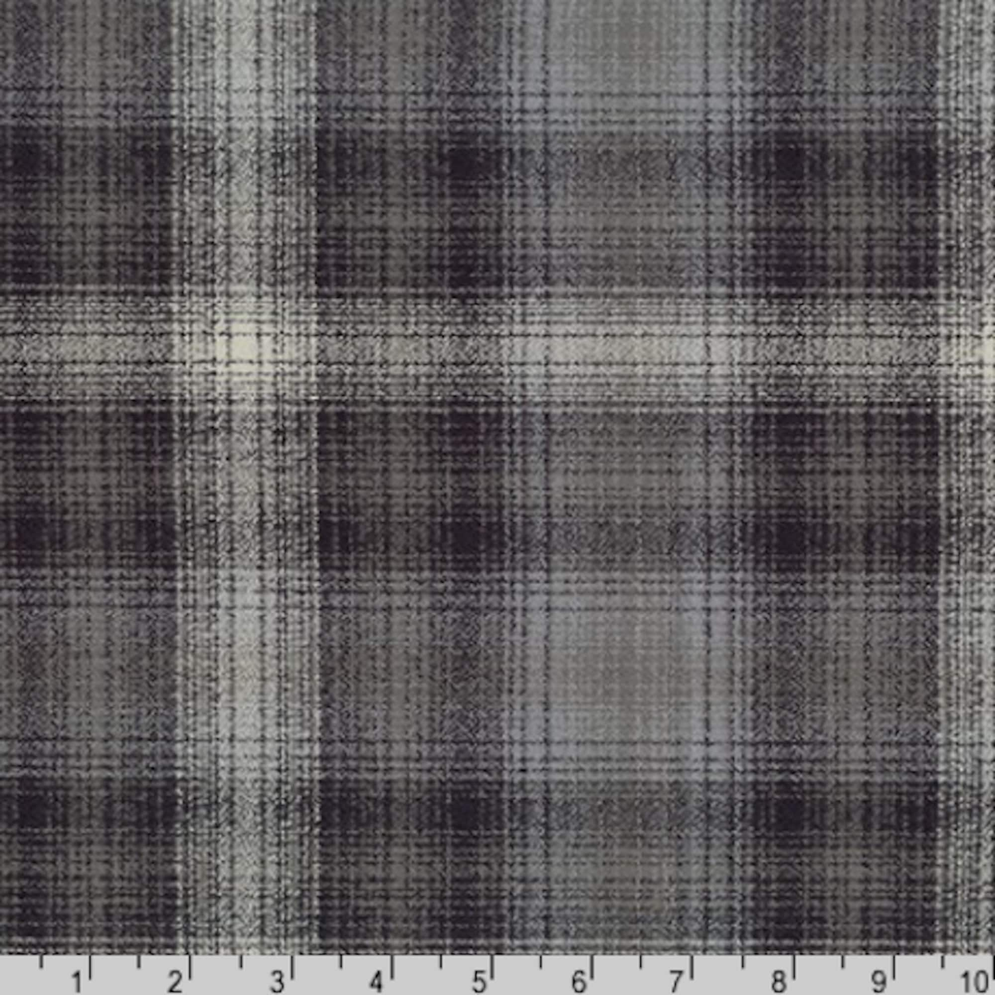 Gray Plaid Fabric 