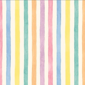 Frosted Stripes on Cream by Michael Miller - 100% COTTON Fabrics, Quilting Fabrics, Apparel Fabrics, Fabric by the Yard or Select Length