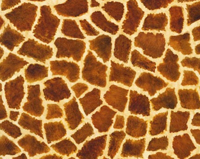 Giraffe Print Fabric 100 COTTON Fabric Quilting Fabric Etsy