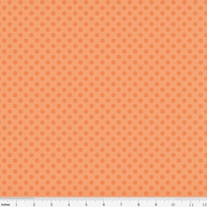 Orange Tupfen-Stoff Massenvorrat - 1/4 Zoll-Punkt-Stoff 100 % BAUMWOLLE-Stoff Quilting Fabric Bekleidungsstoff Gefleckter Stoff Small Dot Fabric