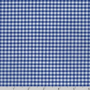 Royaler 1/8&quot; Carolina Gingham Stoff - Royal Gingham Stoff von Robert Kaufman - 100% BAUMWOLLE Stoff, Quilting Stoff und Bekleidungsstoff C7