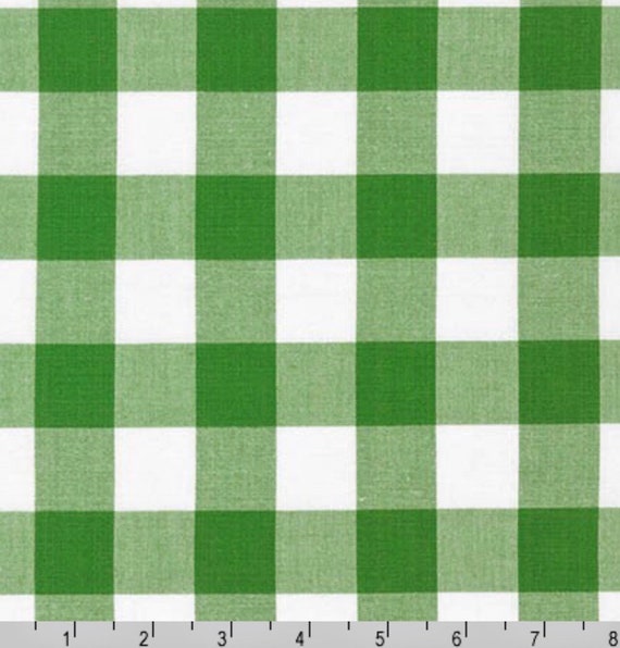 Kelly 1 inch Green Gingham Fabric - 100% Quilting COTTON Fabric, Woven  Cotton- Carolina Gingham - Quality Cotton (Choose Your Cut Size) C23b