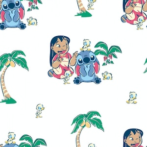 Lilo & Stitch with Friends - Springs Creative Fabric - 100% COTTON C6