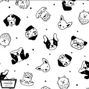 Dog Fabric - 100% COTTON Fabric - Ultimutt by Michael Miller Fabrics - Quality Quilting Cotton Fabric by the Yard or Select Length
