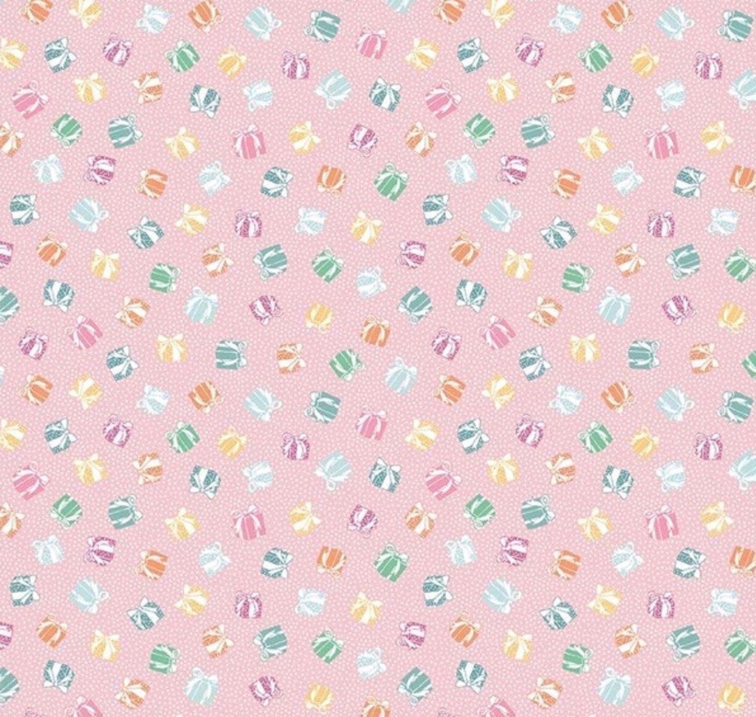Pink Perfect Party Present - Riley Blake Fabric - COTTON Fabric, Apparel  Fabric, Birthday Fabric, Baby Shower Fabric, Cute Fabric Prints C10
