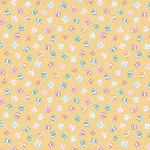 Yellow Perfect Party Present Riley Blake Designs COTTON Quilt Fabric, Apparel Fabric, Birthday Fabric, Summer Fabric, Baby Shower Fabric image 3